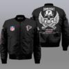 Nfl Atlanta Falcons Wings Skull 3D Bomber Jacket