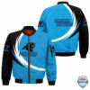 Nfl Carolina Panthers Curve Design Bomber Jacket