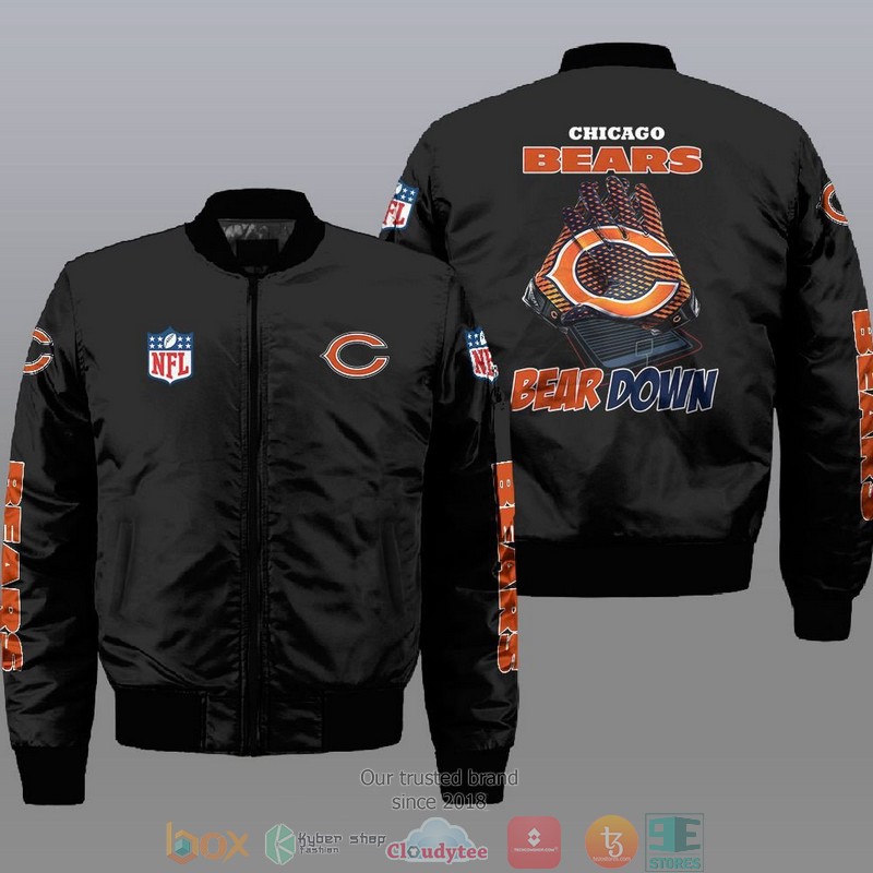 Nfl Chicago Bears Bear Down Bomber Jacket Nfl Chicago Bears Bear Down Bomber Jacket