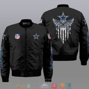 Nfl Dallas Cowboys Eagle Thin Line Flag Bomber Jacket