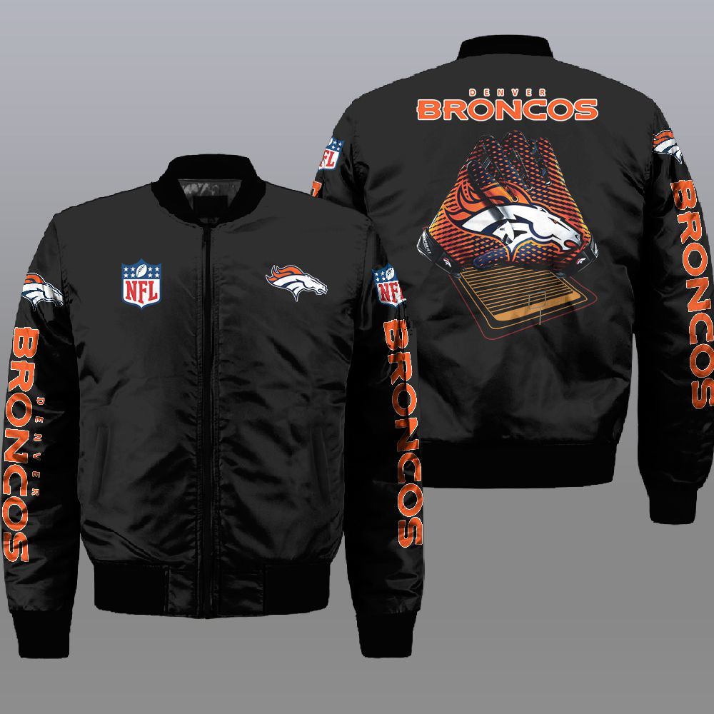 Nfl Denver Broncos 3D Bomber Jacket Nfl Denver Broncos 3D Bomber Jacket