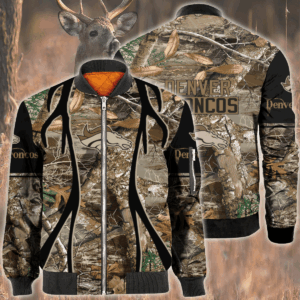 Nfl Denver Broncos Hunting Bomber Jacket