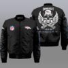Nfl Denver Broncos Wings Skull 3D Bomber Jacket