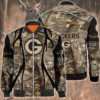 Nfl Green Bay Packers Hunting Bomber Jacket