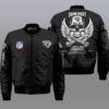 Nfl Jacksonville Jaguars Wings Skull 3D Bomber Jacket