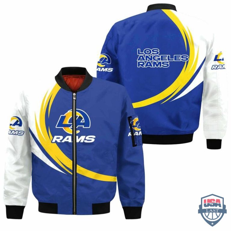 Nfl-Los-Angeles-Rams-Curve-Design-Bomber-Jacket-1