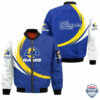 Nfl Los Angeles Rams Curve Design Bomber Jacket
