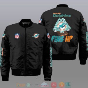 Nfl Miami Dolphins Fins Up Bomber Jacket