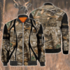 Nfl Minnesota Vikings Hunting Bomber Jacket