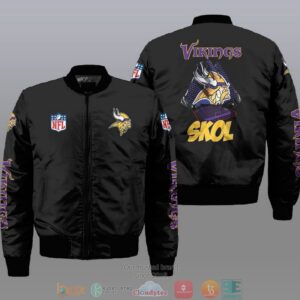 Nfl Minnesota Vikings Skol Bomber Jacket