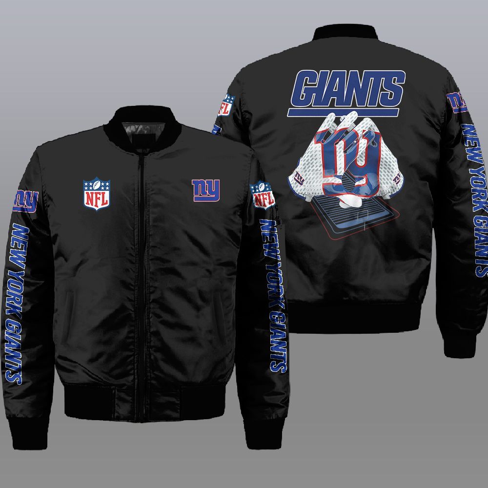 Nfl New York Giants 3D Bomber Jacket Nfl New York Giants 3D Bomber Jacket