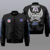 Nfl New York Giants Wings Skull 3D Bomber Jacket