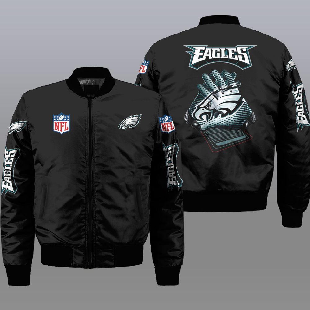 Nfl Philadelphia Eagles 3D Bomber Jacket Nfl Philadelphia Eagles 3D Bomber Jacket