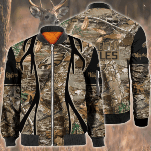 Nfl Philadelphia Eagles Hunting Bomber Jacket