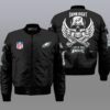 Nfl Philadelphia Eagles Wings Skull 3D Bomber Jacket