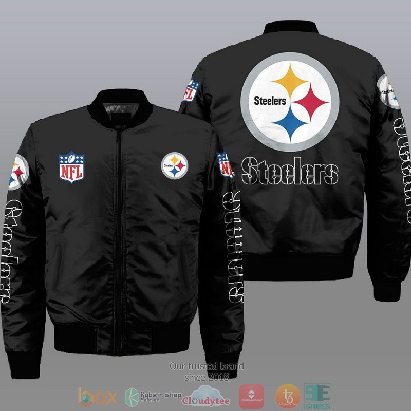 Nfl Pittsburgh Steelers Bomber Jacket Nfl Pittsburgh Steelers Bomber Jacket