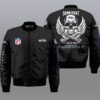 Nfl Seattle Seahawks Wings Skull 3D Bomber Jacket
