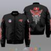 Nfl Tampa Bay Buccaneers Eagle Thin Line Flag Bomber Jacket