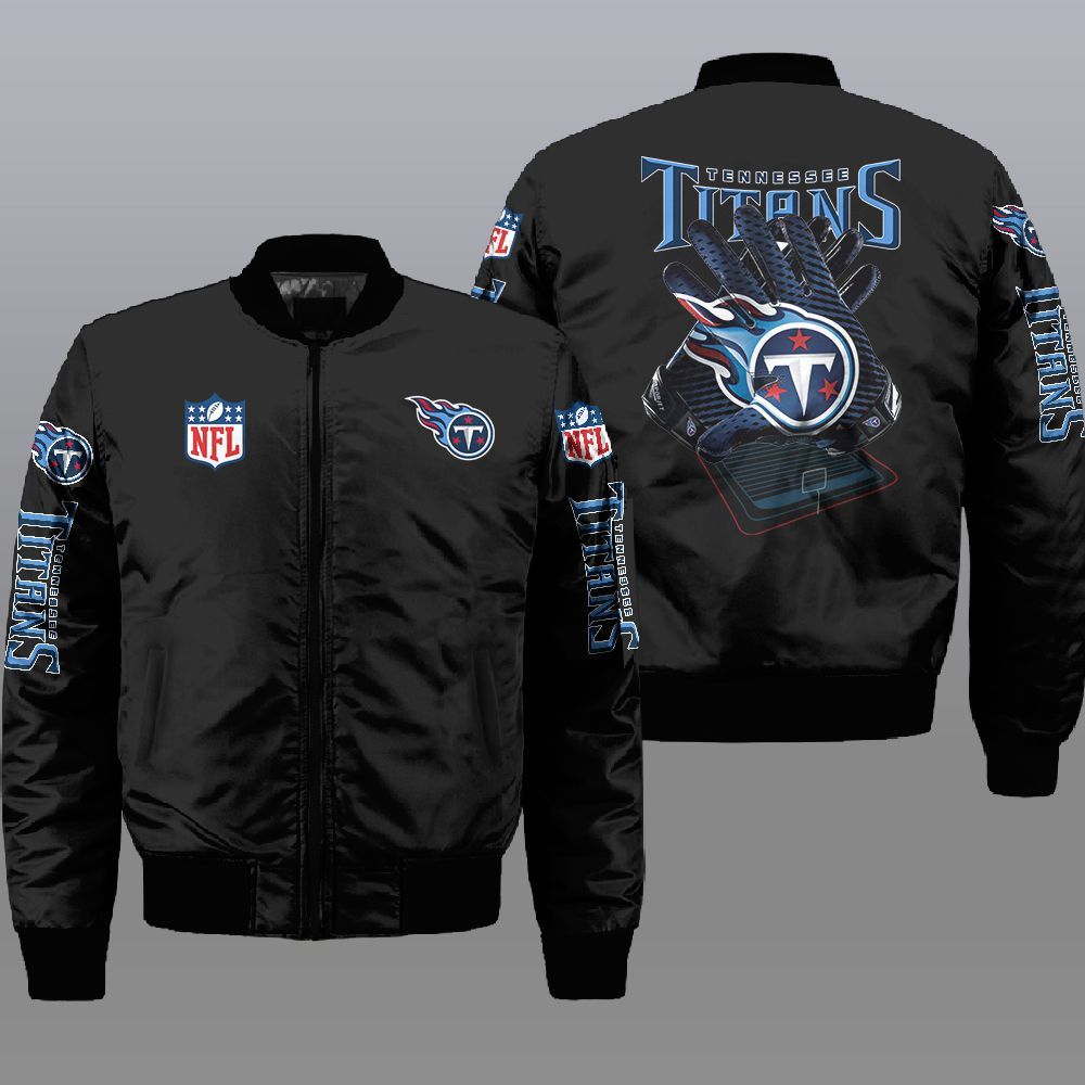 Nfl Tennessee Titans 3D Bomber Jacket Nfl Tennessee Titans 3D Bomber Jacket