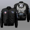Nfl Tennessee Titans Wings Skull 3D Bomber Jacket