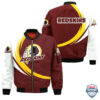 Nfl Washington Football Team Curve Design Bomber Jacket