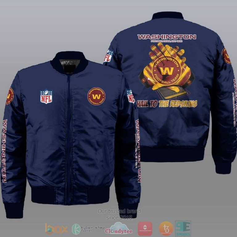 Nfl-Washington-Football-Team-Hail-To-The-Redskins-Bomber-Jacket-1
