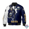 Nhl Buffalo Sabres Death Skull Bomber Jacket