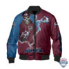 Nhl Colorado Avalanche Death Skull Bomber Jacket