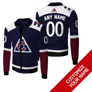 Nhl Colorado Avalanche Team Personalized 3D Bomber Jacket