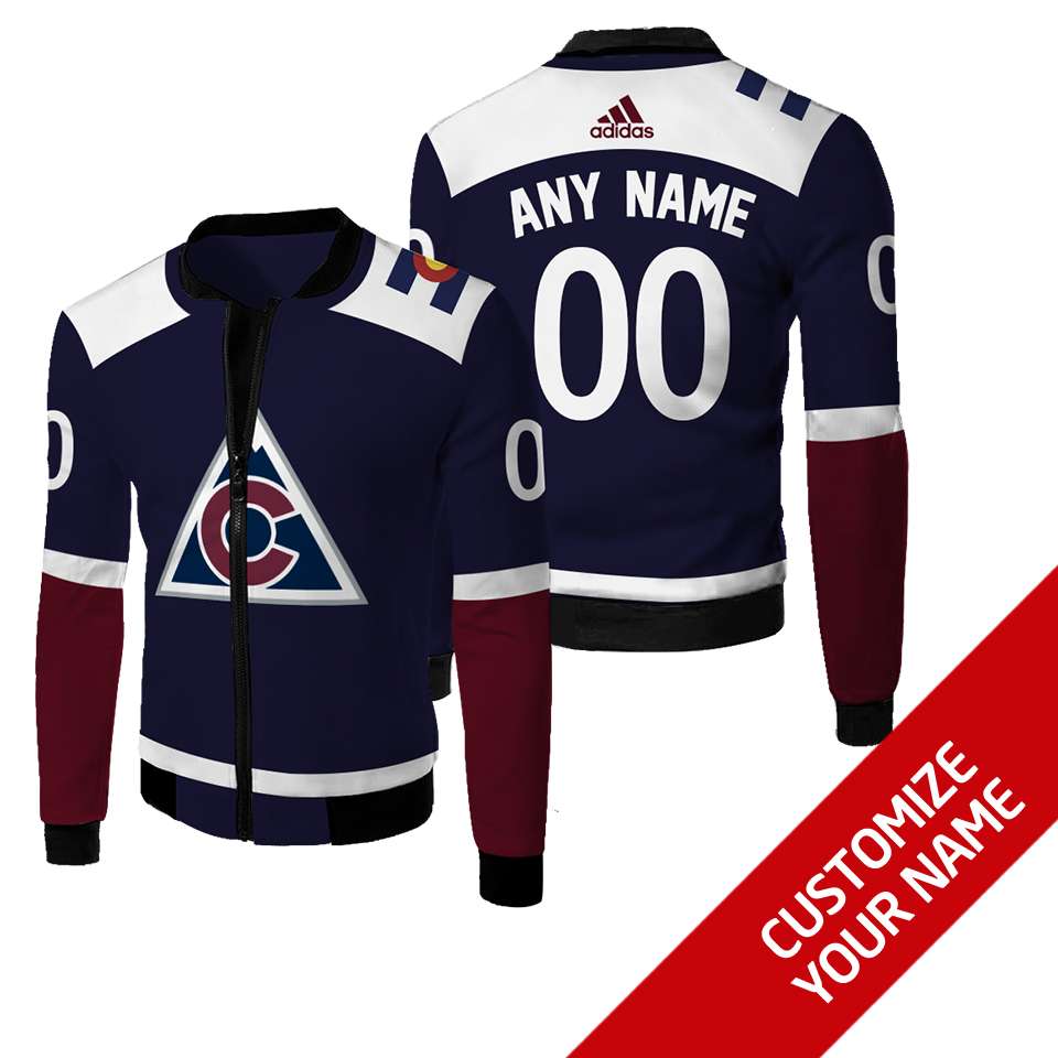 Nhl Colorado Avalanche Team Personalized 3D Bomber Jacket Nhl Colorado Avalanche Team Personalized 3D Bomber Jacket