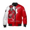 Nhl Detroit Red Wings Death Skull Bomber Jacket