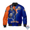 Nhl New York Islanders Death Skull Bomber Jacket