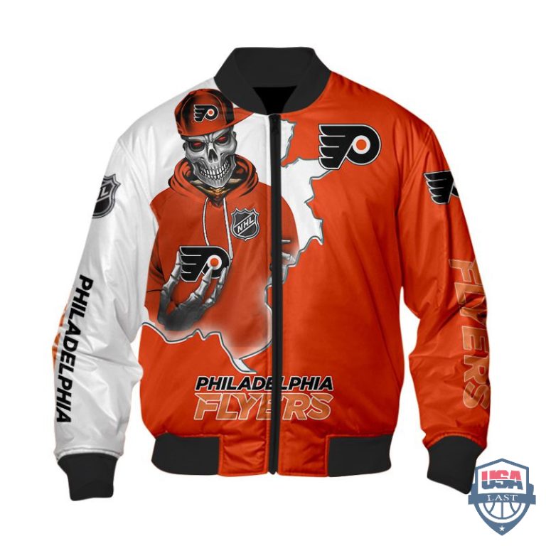 Nhl-Philadelphia-Flyers-Death-Skull-Bomber-Jacket-1