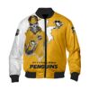 Nhl Pittsburgh Penguins Death Skull Bomber Jacket