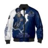 Nhl Vancouver Canucks Death Skull Bomber Jacket