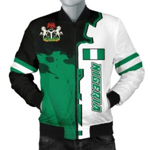 Nigeria Men's Bomber Jacket - Independence Day - BN15 Bomber Jacket