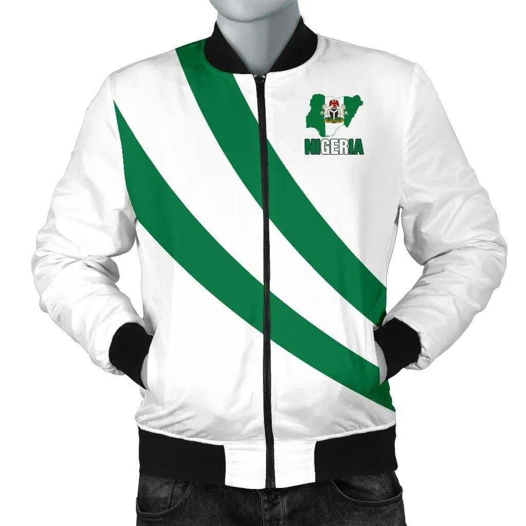 Nigeria Special Flag Men's Bomber Jacket A7 Bomber Jacket Nigeria Special Flag Men's Bomber Jacket A7 Bomber Jacket