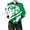 Nigeria Women's Bomber Jacket - Eagle Version - BN12 Bomber Jacket