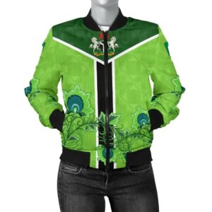 Nigeria is My Homeland Women's Bomber Jacket A7 Bomber Jacket