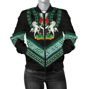 Nigerian Dashiki Women Bomber Jacket K5 Bomber Jacket