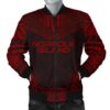Norfolk Island Polynesian Chief Men's Bomber Jacket - Red Version - Bn10 Bomber Jacket