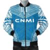 Northern Mariana Islands Flag Polynesian Chief Men's Bomber Jacket - Bn10 Bomber Jacket