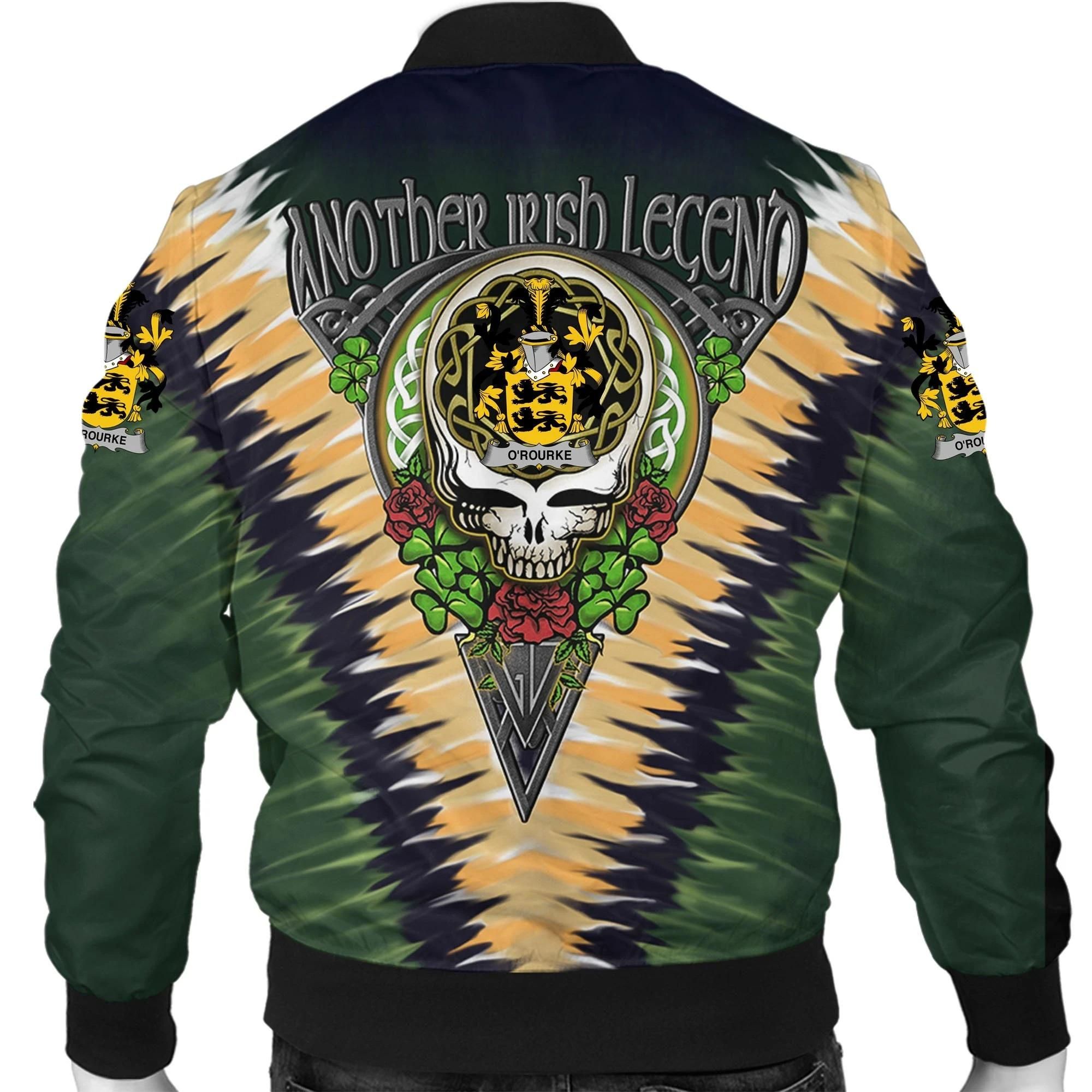 OONeill-Ireland-Bomber-Jacket-GD-Irish-Legend-Shamrock-V-Tie-Dye-A7-1