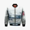 Obanai Iguro Bomber Jacket Custom KNY Cosplay Costumes Bomber Jacket
