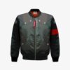 Obito Uchiha Chunin Boruto Bomber Jacket Custom Anime Clothes Bomber Jacket