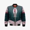 Ochako Uraraka Bomber Jacket Custom My Hero Academia Cosplay Costumes Bomber Jacket