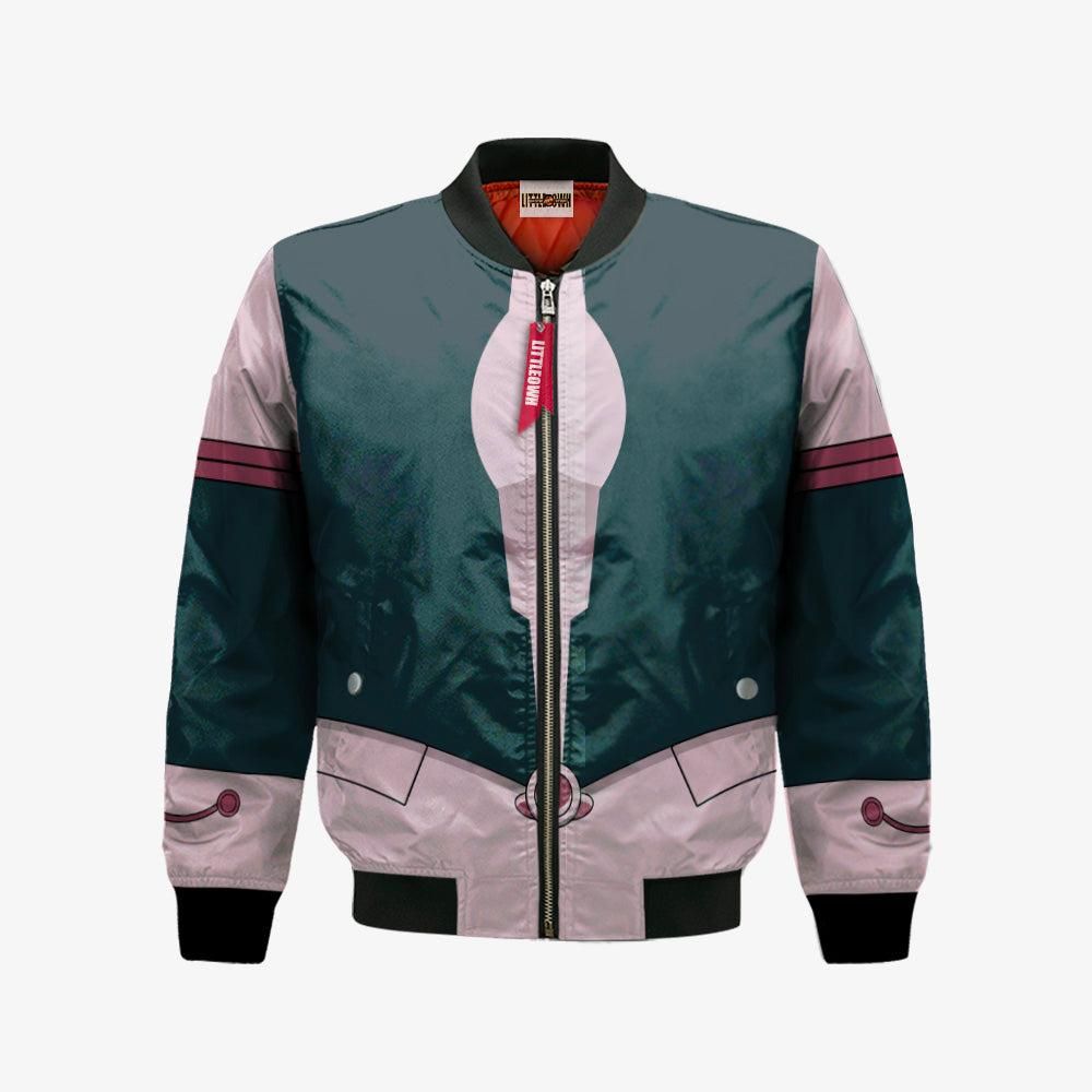 Ochako Uraraka Bomber Jacket Custom My Hero Academia Cosplay Costumes Bomber Jacket Ochako Uraraka Bomber Jacket Custom My Hero Academia Cosplay Costumes Bomber Jacket