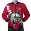 Ohio Christmas Coat Of Arms Men Bomber Jacket X Style J78 Bomber Jacket