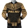 Palau Polynesian Chief Men's Bomber Jacket - Gold Version - Bn10 Bomber Jacket