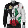 Palestine Freedom Bomber Jacket Flag and Map A27 Bomber Jacket